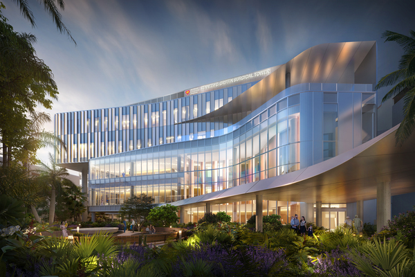 Kenneth C. Griffin Surgical Tower rendering