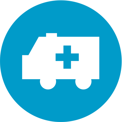 ambulance icon.