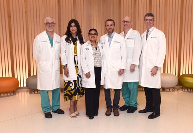 Dr. Ragheb, Dr. Aftab,  Dr. Payares-Lizano,  Dr. Berger, Dr. Steinberg and Dr. Perlyn