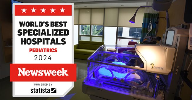 Newsweek's World's Best Specialized Hospitals 2024 Badge
