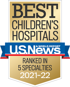 Ranked by U.S. News & World Report Among the Best Children's Hospitals.
