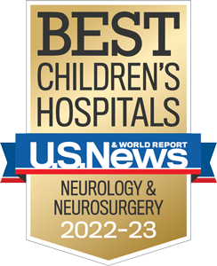 Ranked Among the Best Children's Hospitals for Neurology and Neurosurgery by U.S. News & World Report