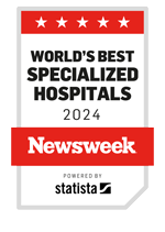 Reconocido por Newsweek como uno de mejores hospitales especializados en el mundo.