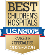 Ranked by U.S. News & World Report Among the Best Children's Hospitals.