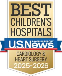 Recognized in Cardiology and Heart Surgery by U.S. News
