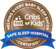 Certificado en la seguridad al dormir por Cribs for Kids.