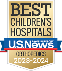 Clasificado entre los mejores hospitales infantiles de ortopedia por U.S. News & World Report
