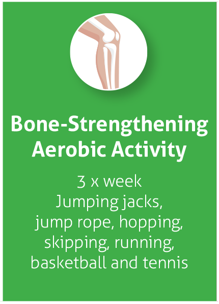 bone stregthtening aerobic activity