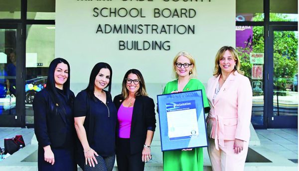 School Health Team at School Board Meeting