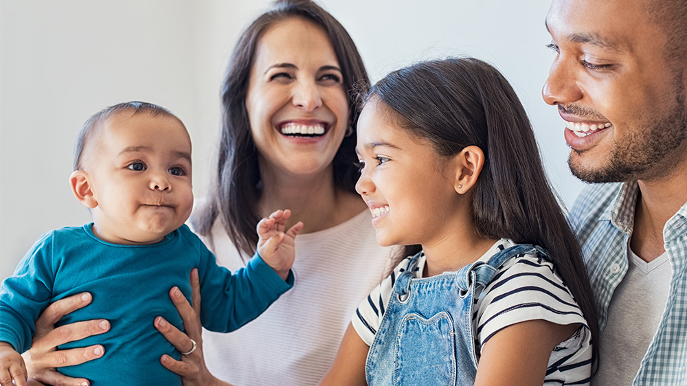 familia con genética mixta