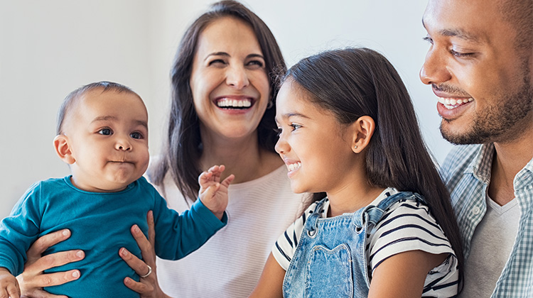 familia con genética mixta