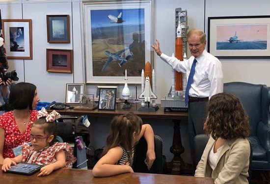 Daniella meeting with Senator Bill Nelson