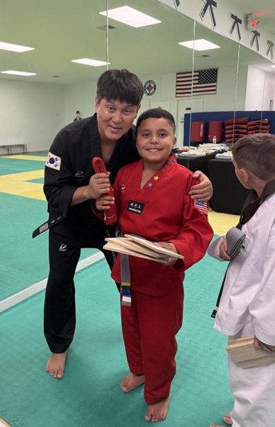 ignacio with martial arts instructor.