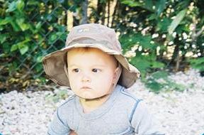 Christian with a fishing hat