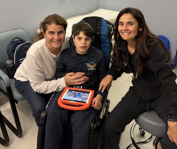 Dr Schleifer and Matthew
