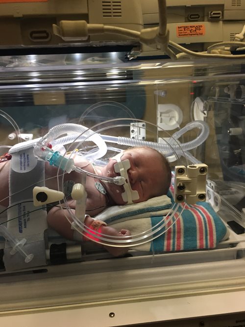 Gabrien in the NICU