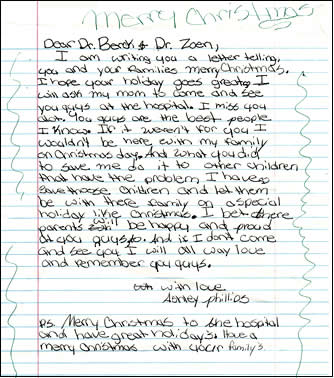 ashleys thank you letter nicklaus childrens hospital hospital letter