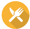 icon with fork and knife