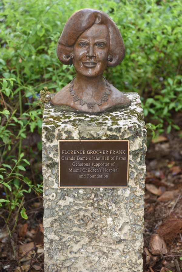 Bust of Florence Groover Frank.