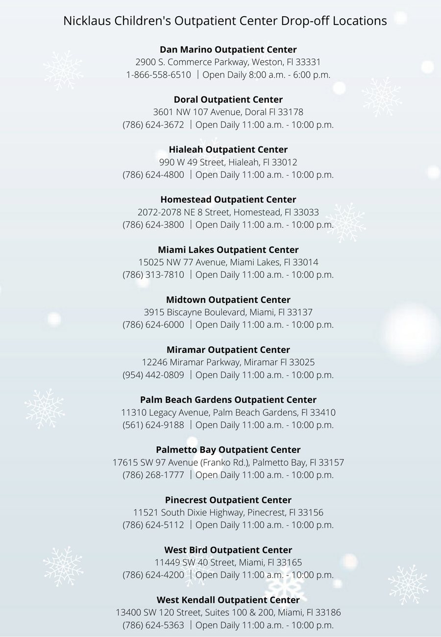 outpatient locations