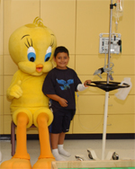 Tweety Bird with and Javier Mateo Beltran (patient).